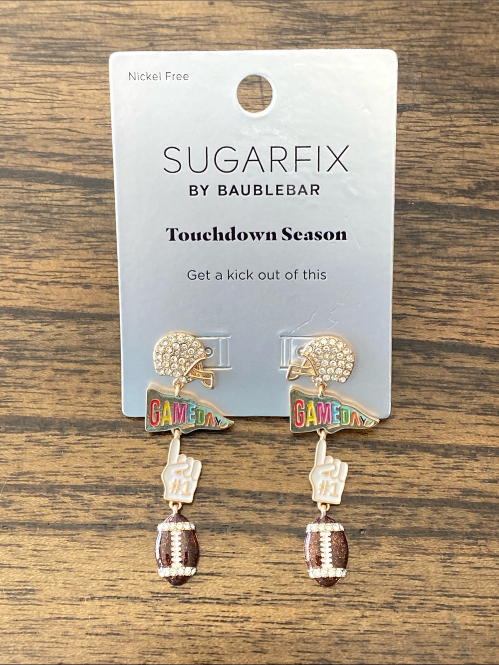 New Sugarfix By Baublebar Game Day Dangle Earrings Nickel Free